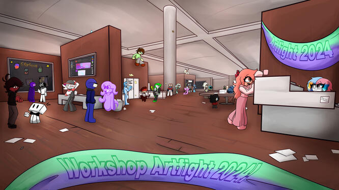 Artfight Workshop Mass Attack